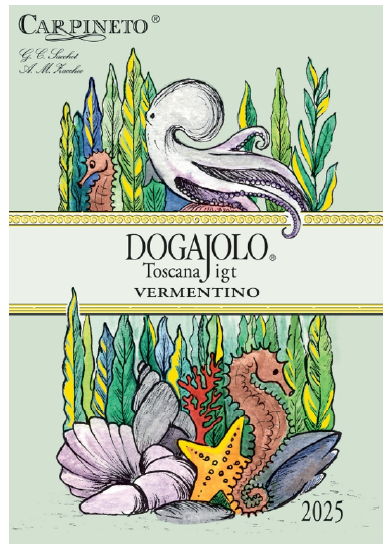TABC label artwork for CARPINETO DOGAJOLO VERMENTINO