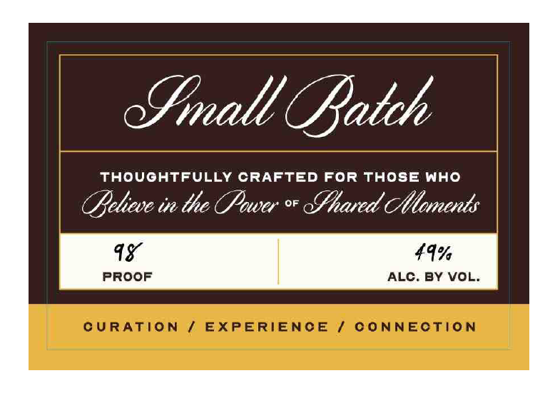 TABC label artwork for PROVENANCE
