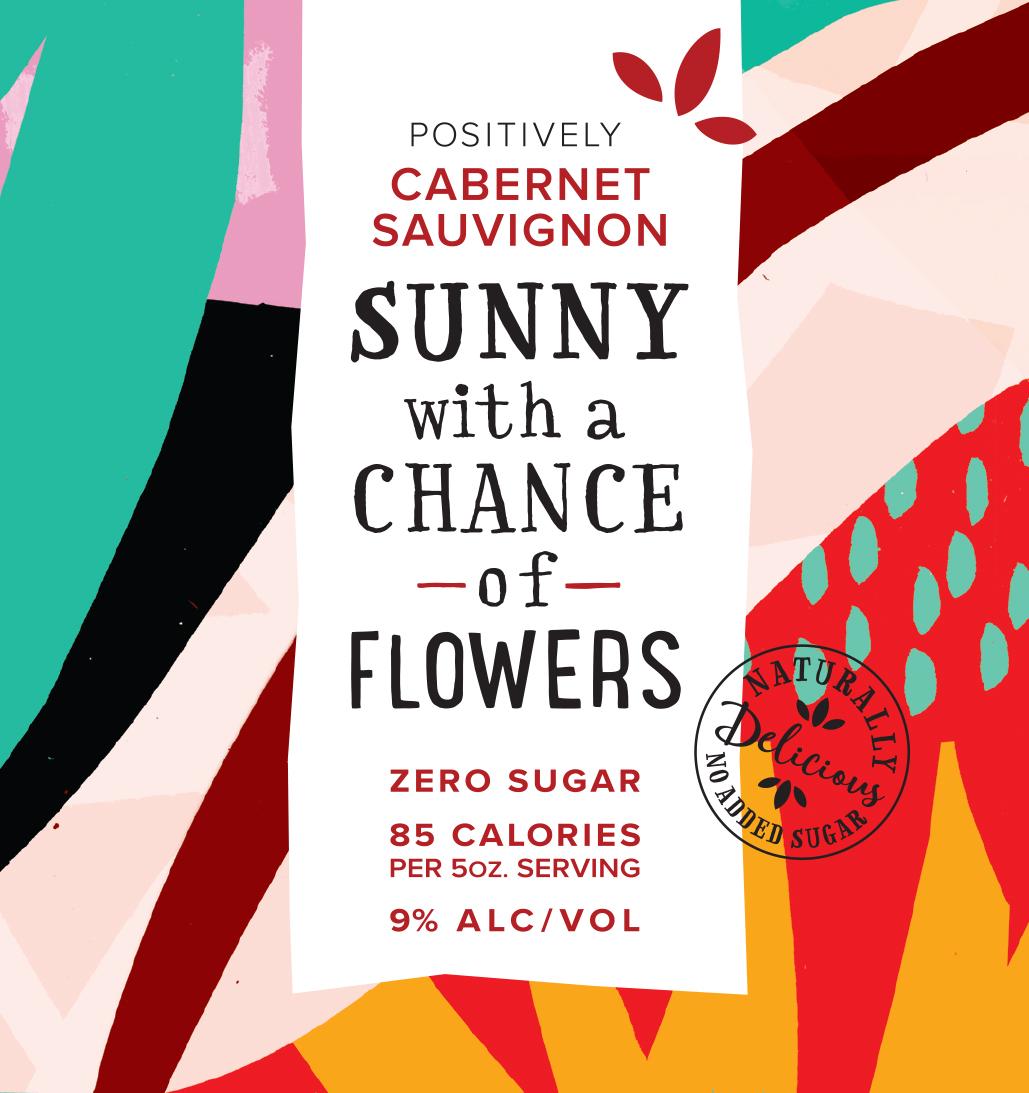 TABC label artwork for Sunny With a Chance of Flowers