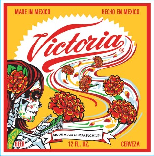 TABC label artwork for Victoria Sigue a Los Cempasuchiles