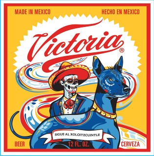 TABC label artwork for Victoria Sigue al Xolozcuintle