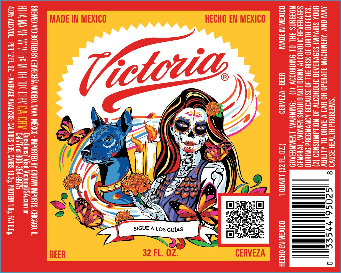 TABC label artwork for Victoria Sigue a Los Guias
