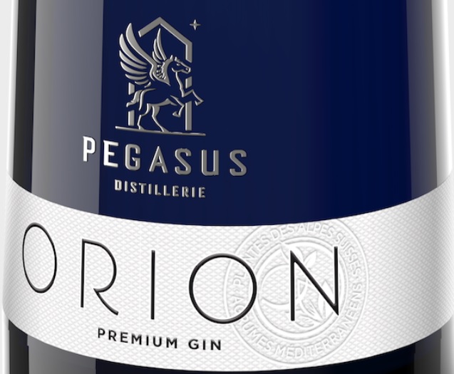 TABC label artwork for Pegasus Distillerie Premium Gin Orion