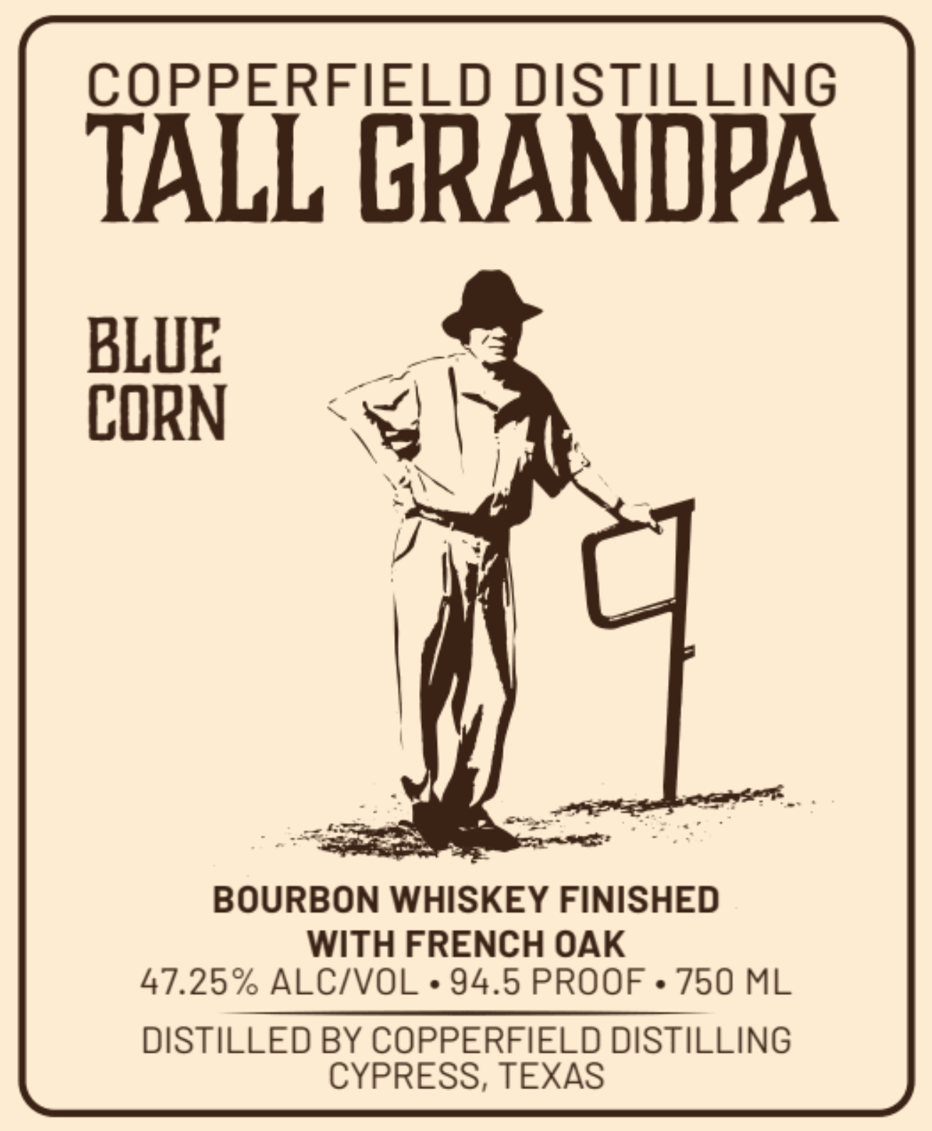 TABC label artwork for Tall Grandpa