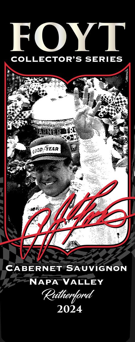 TABC label artwork for Foyt Collectors Series Rutherford Cabernet Sauvignon