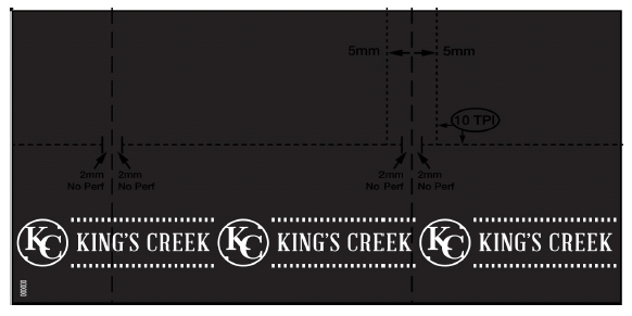 TABC label artwork for King's Creek King & Lemonade