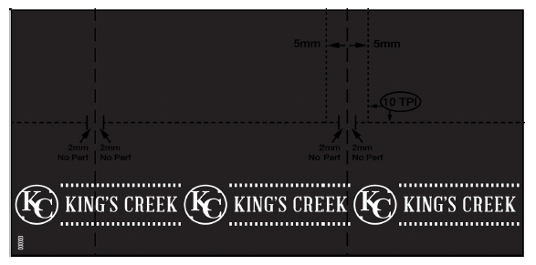 TABC label artwork for King's Creek Blackberry Whiskey Smash