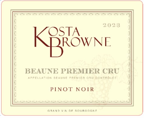 TABC label artwork for KOSTA BROWNE PINOT NOIR BEAUNE