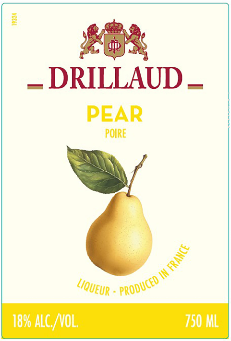 TABC label artwork for DRILLAUD PEAR
