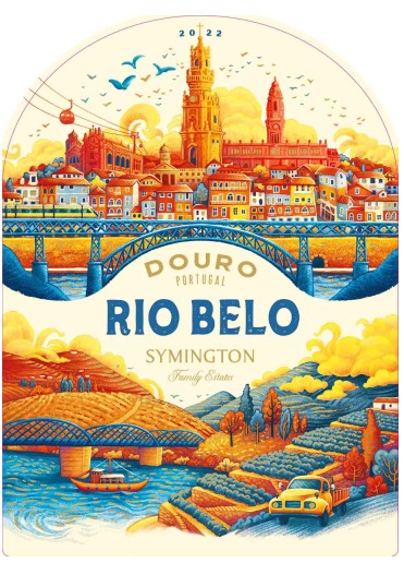 TABC label artwork for Rio Belo Douro Tinto