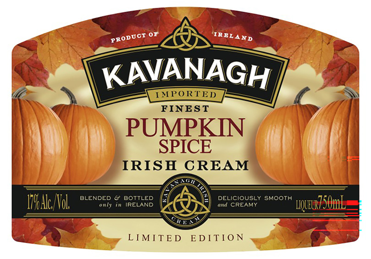 TABC label artwork for Kavanagh Finest Pumpkin Spice Irish Cream