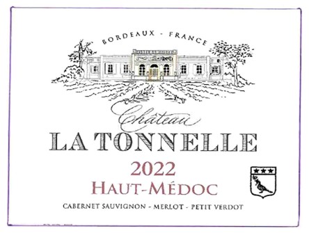 TABC label artwork for Chateau La Tonnelle Haut Medoc