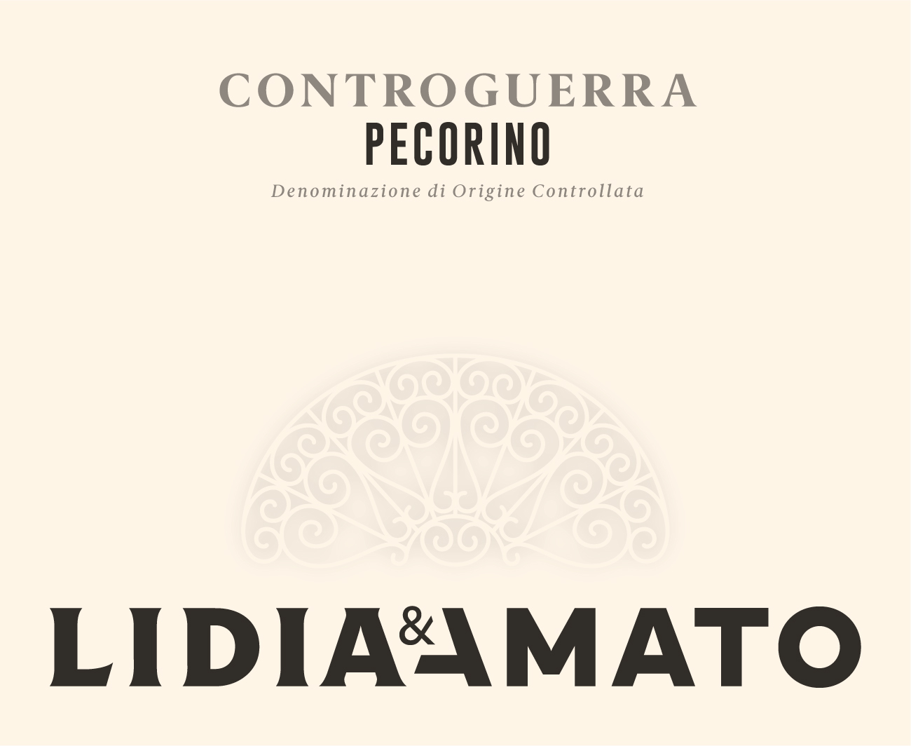 TABC label artwork for Lidia & Amato Pecorino Controguerra