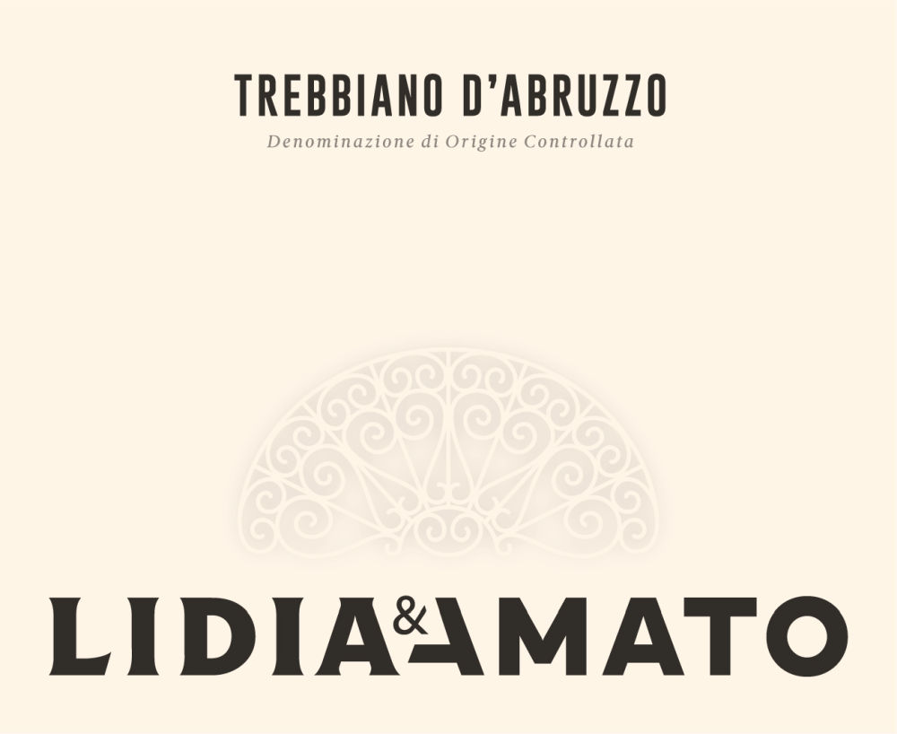 TABC label artwork for Lidia & Amato Trebbiano d'Abruzzo