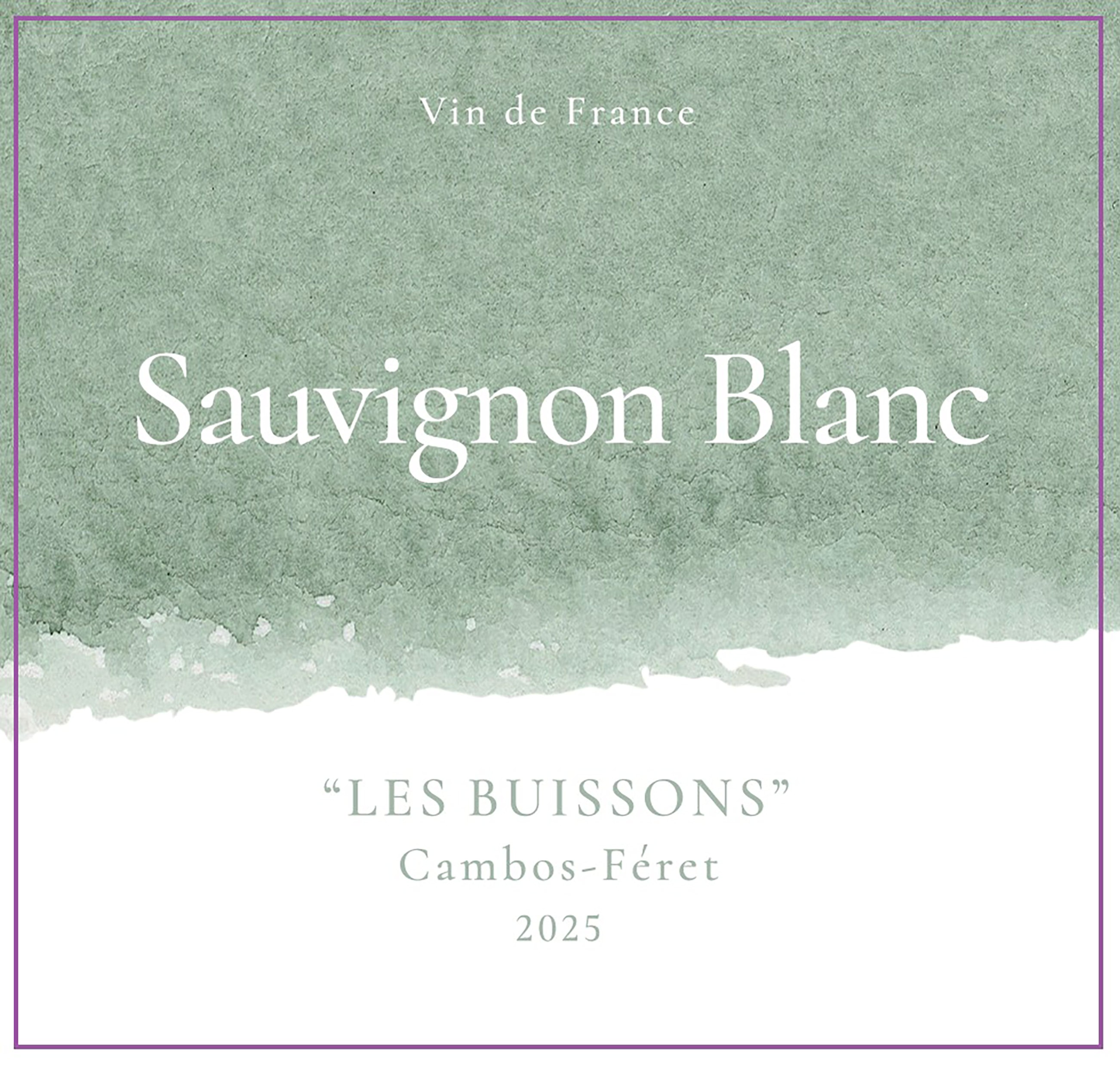 TABC label artwork for Cambos Feret Sauvignon Blanc Les Buissons