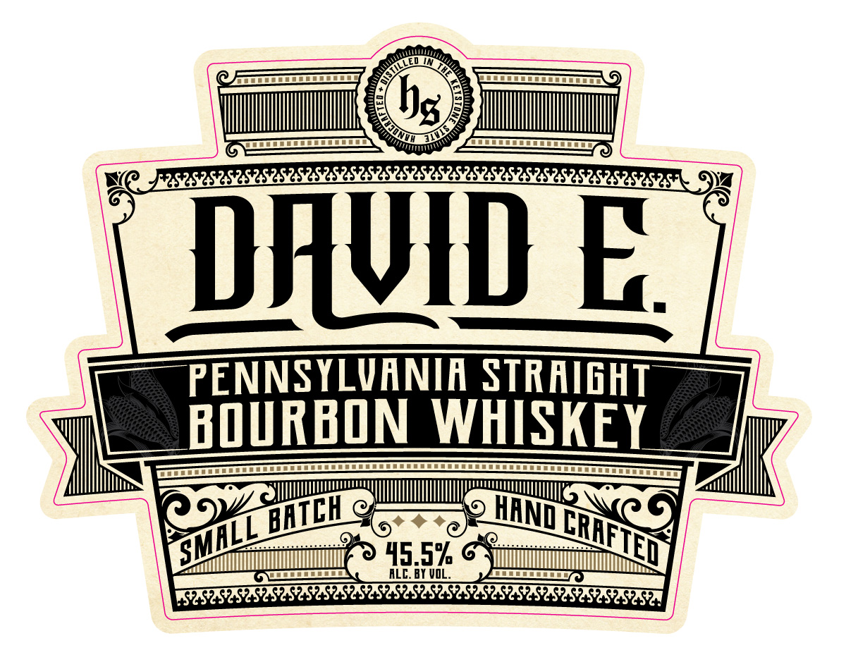 TABC label artwork for David E. Black Label