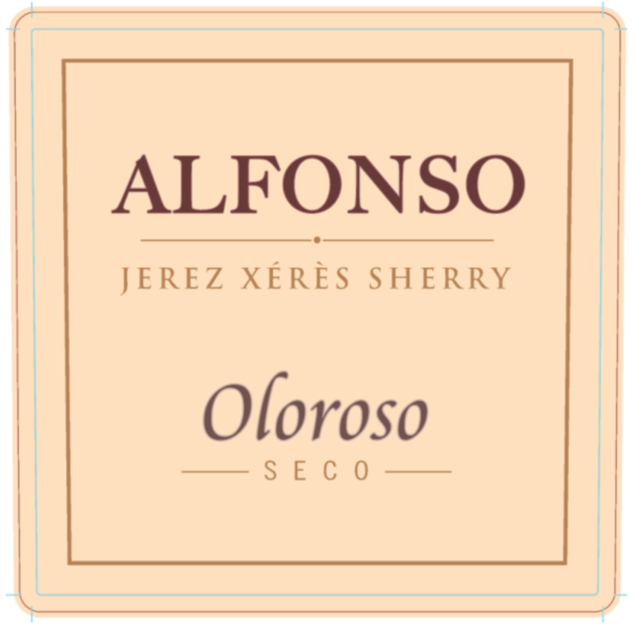 TABC label artwork for Gonzalez Byass Alfonso Jerez Xeres Sherry