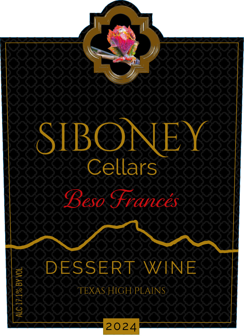 TABC label artwork for Beso Frances