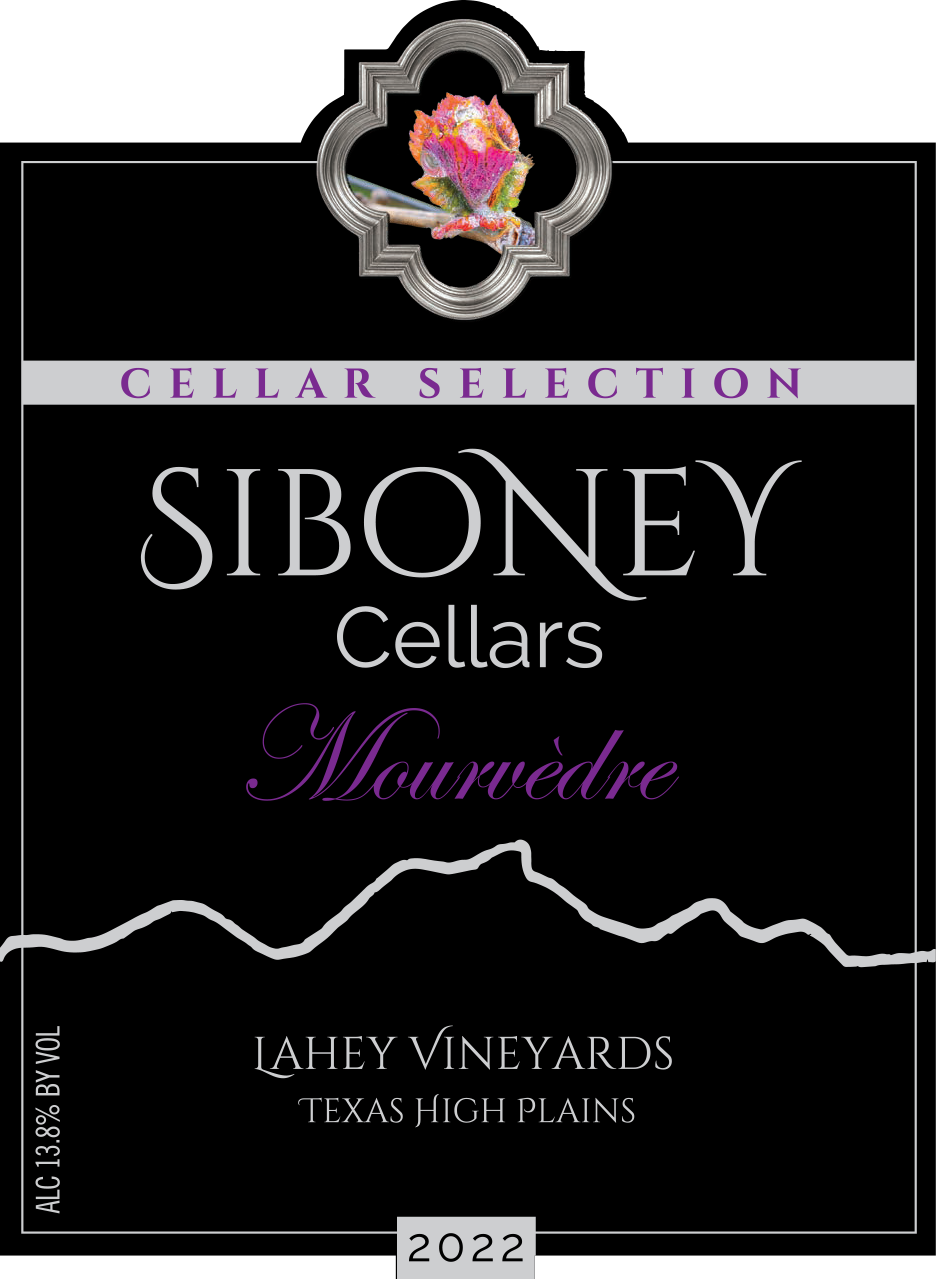 TABC label artwork for Mourvedre