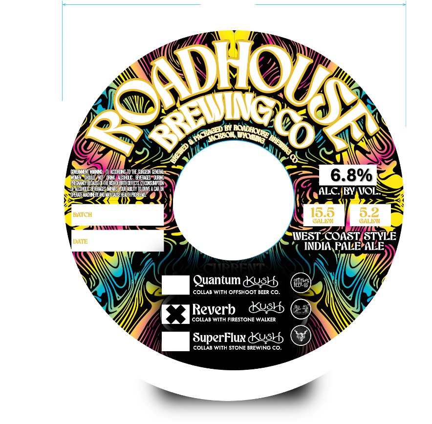 TABC label artwork for Reverb Kush