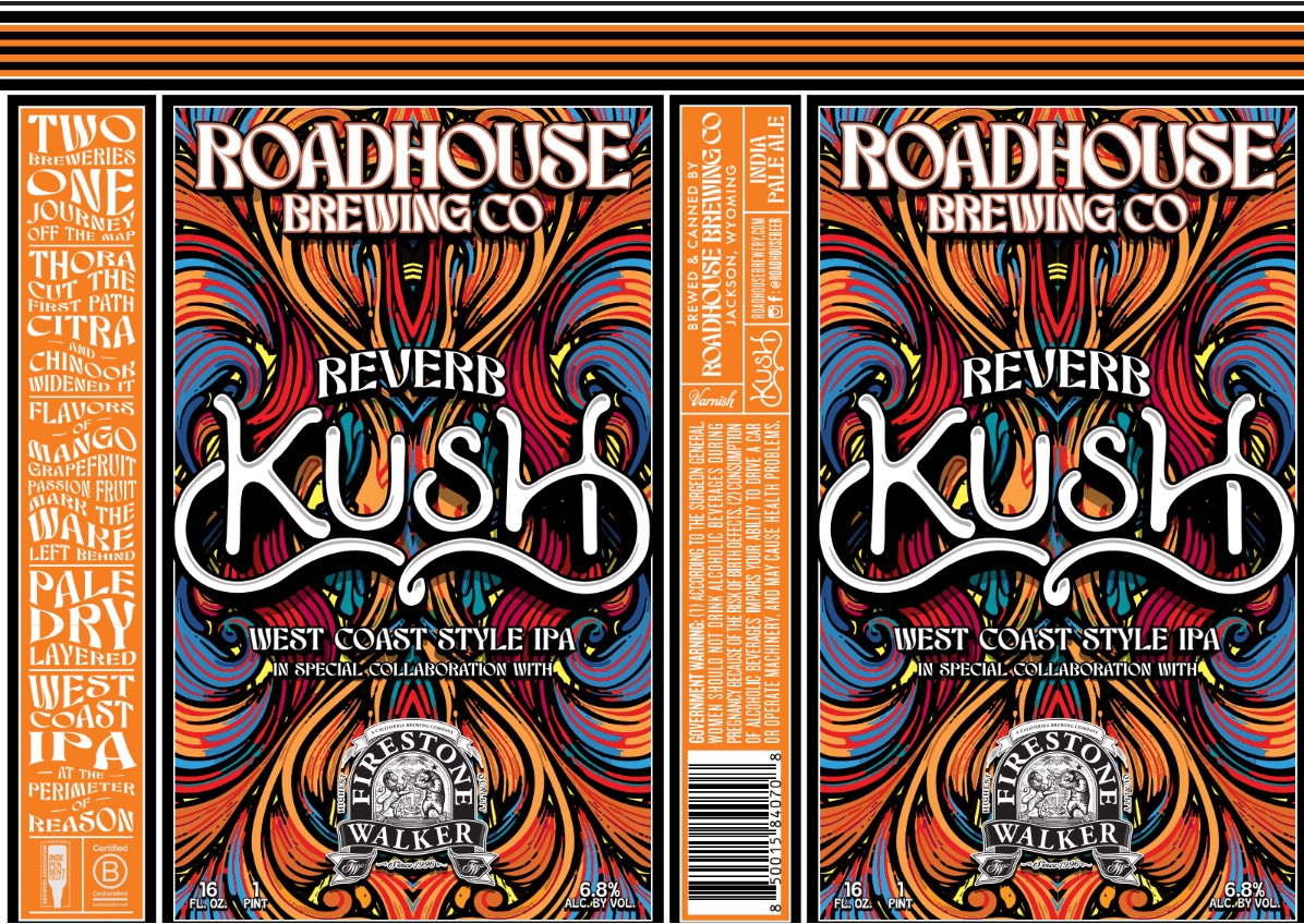 TABC label artwork for Reverb Kush