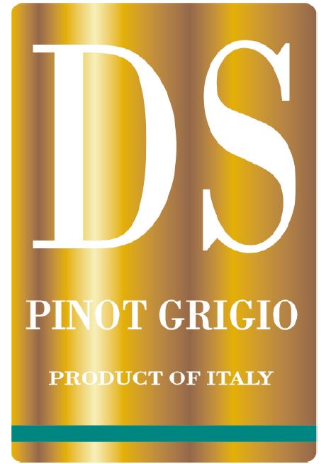 TABC label artwork for DE STEFANI PINOT GRIGIO