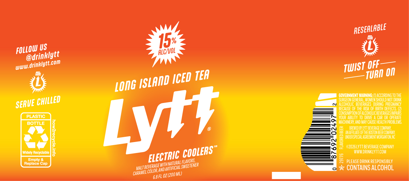 TABC label artwork for LYTT LONG ISLAND ICED TEA
