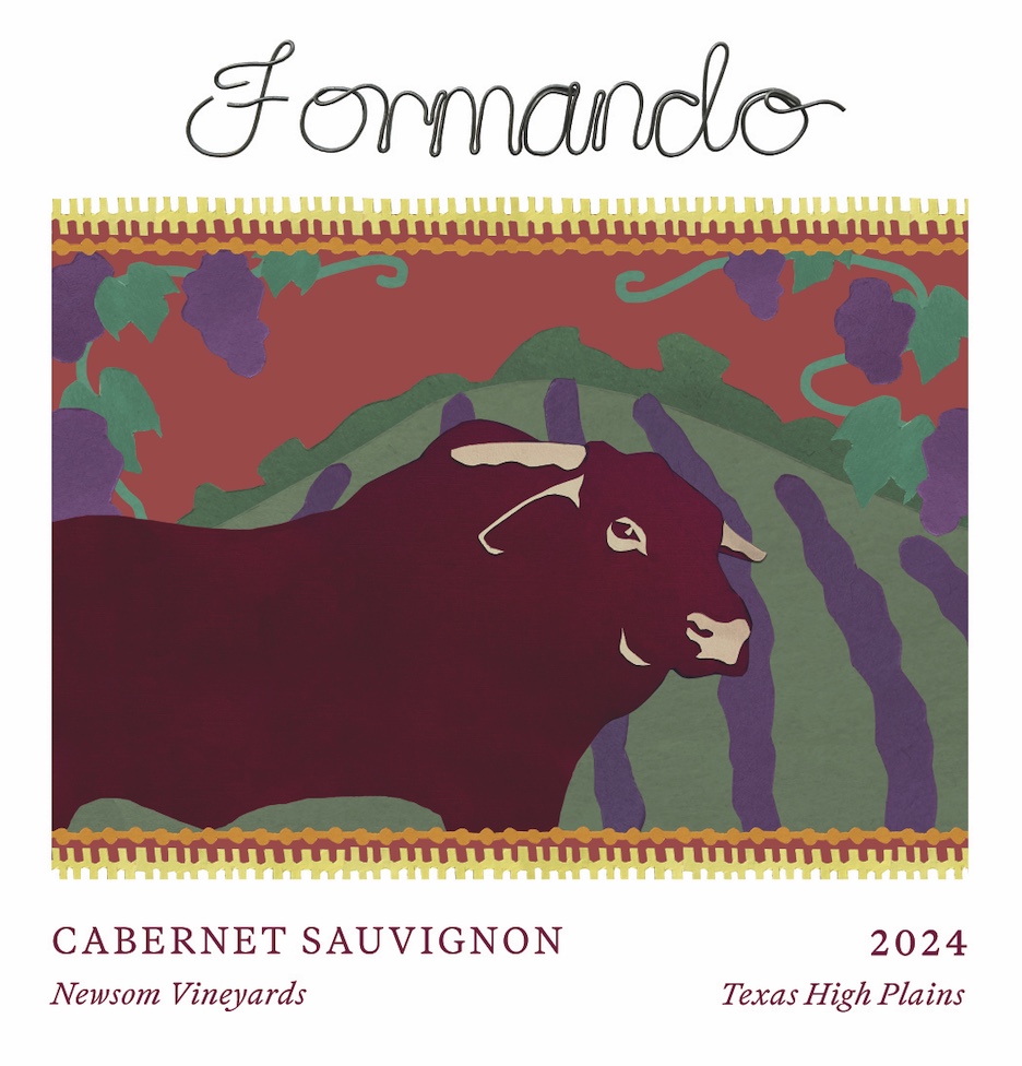 TABC label artwork for Formando Vineyards Cabernet Sauvignon