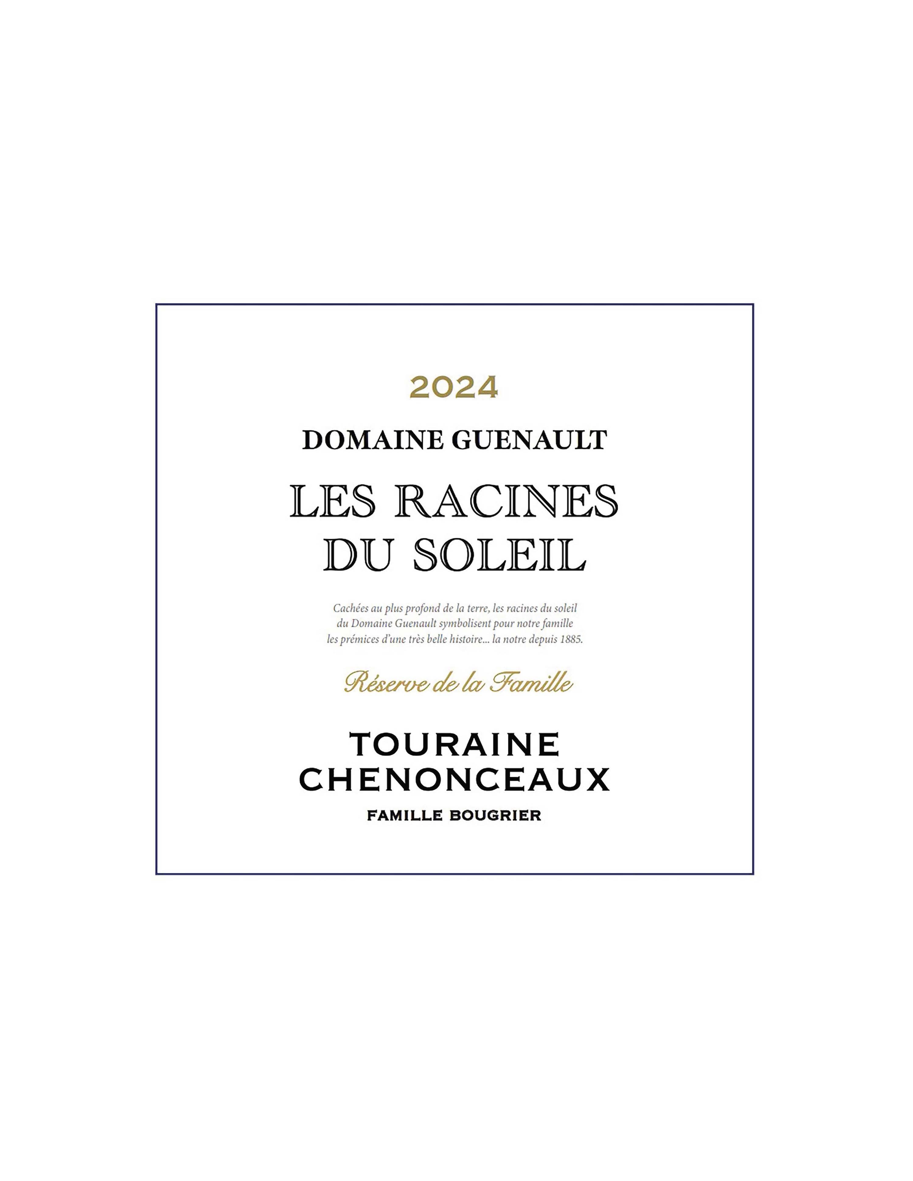TABC label artwork for Domaine Guenault Touraine Chenonceaux