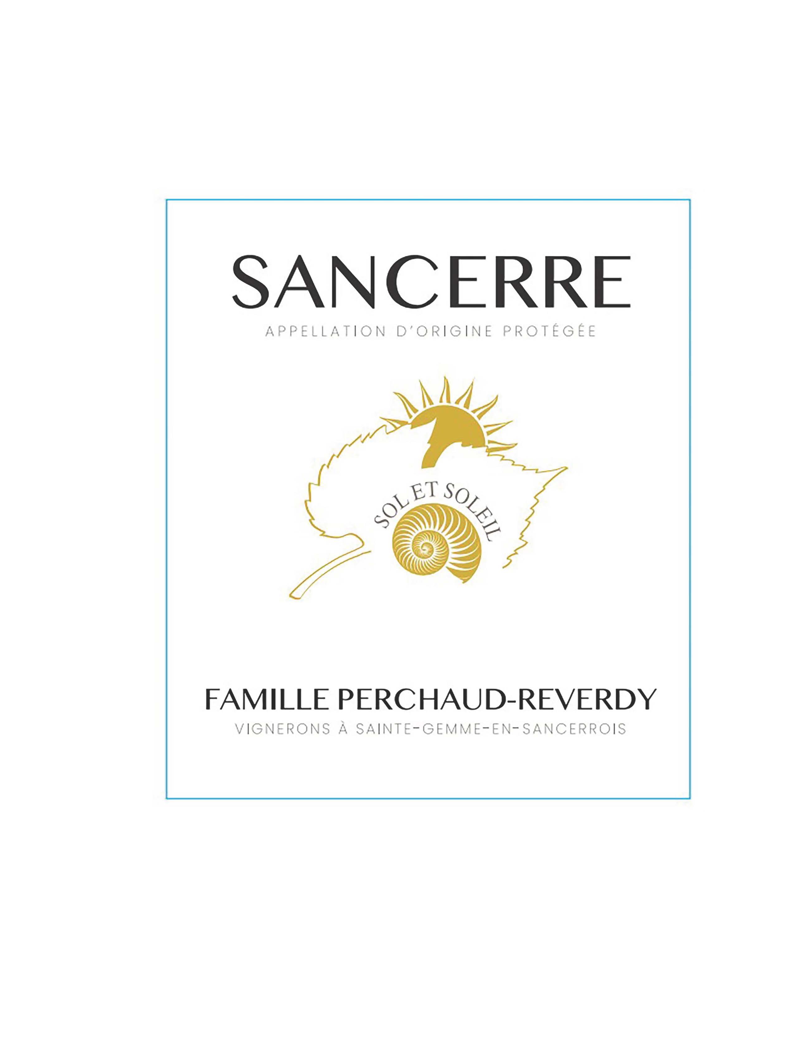 TABC label artwork for FAMILLE PERCHAUD REVERDY SOL ET SOLIEL SAUVIGNON BLANC