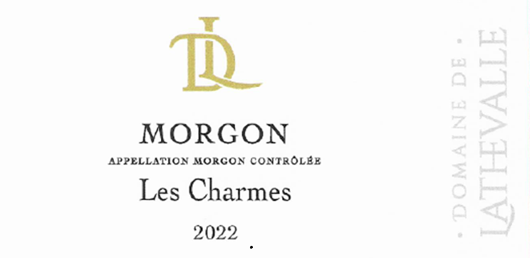 TABC label artwork for DOMAINE DE LATHEVALLE LES CHARMES