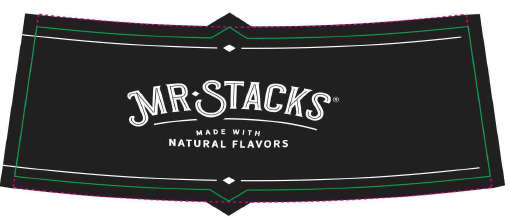 TABC label artwork for Mr Stacks Blue