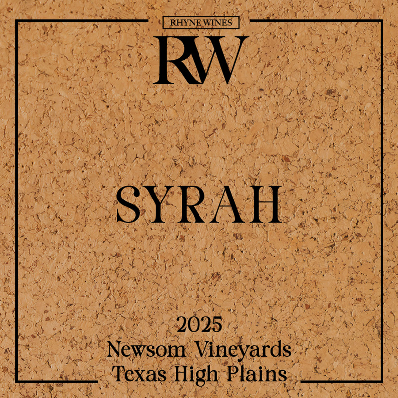 TABC label artwork for Rhyne Wines Syrah