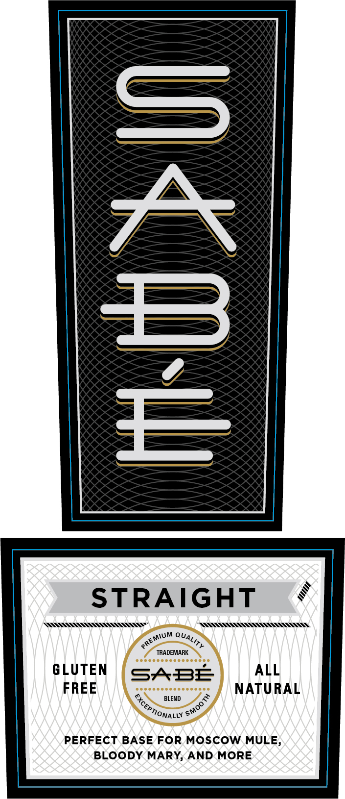 TABC label artwork for SABE STRAIGHT