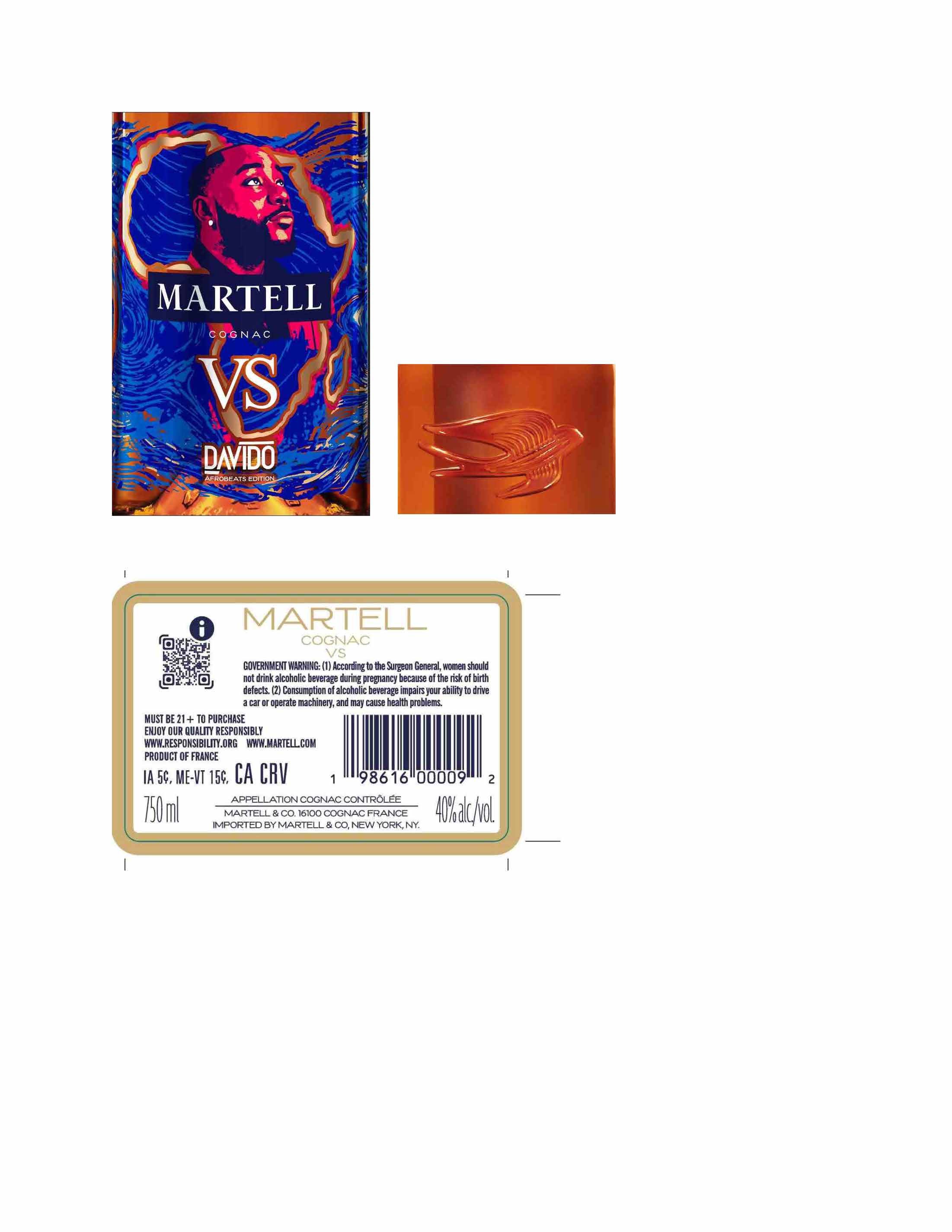 TABC label artwork for Martell Davido Afrobeats Edition