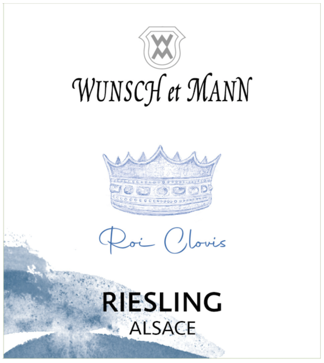 TABC label artwork for Domaine Wunsch et Mann Riesling Roi Clovis