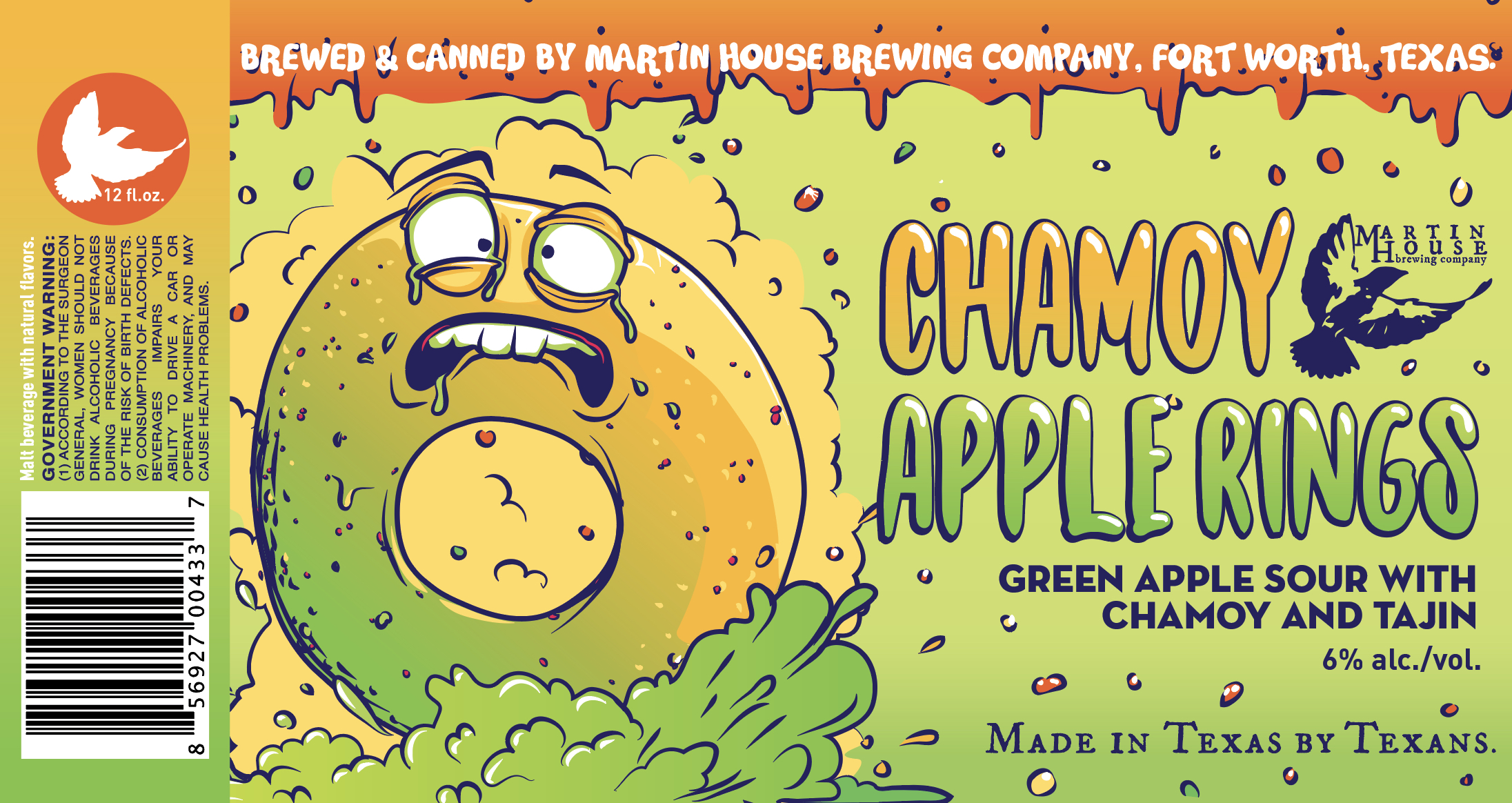 TABC label artwork for MARTIN HOUSE BREWING COMPANY CHAMOY APPLE RINGS