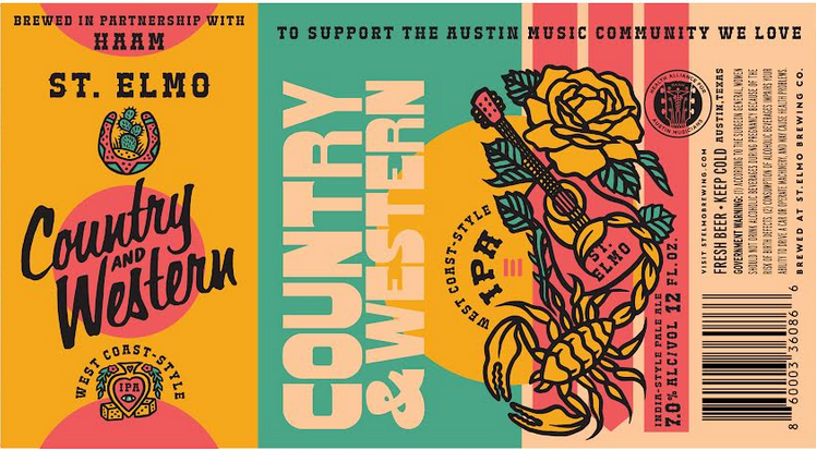 TABC label artwork for Country & Western