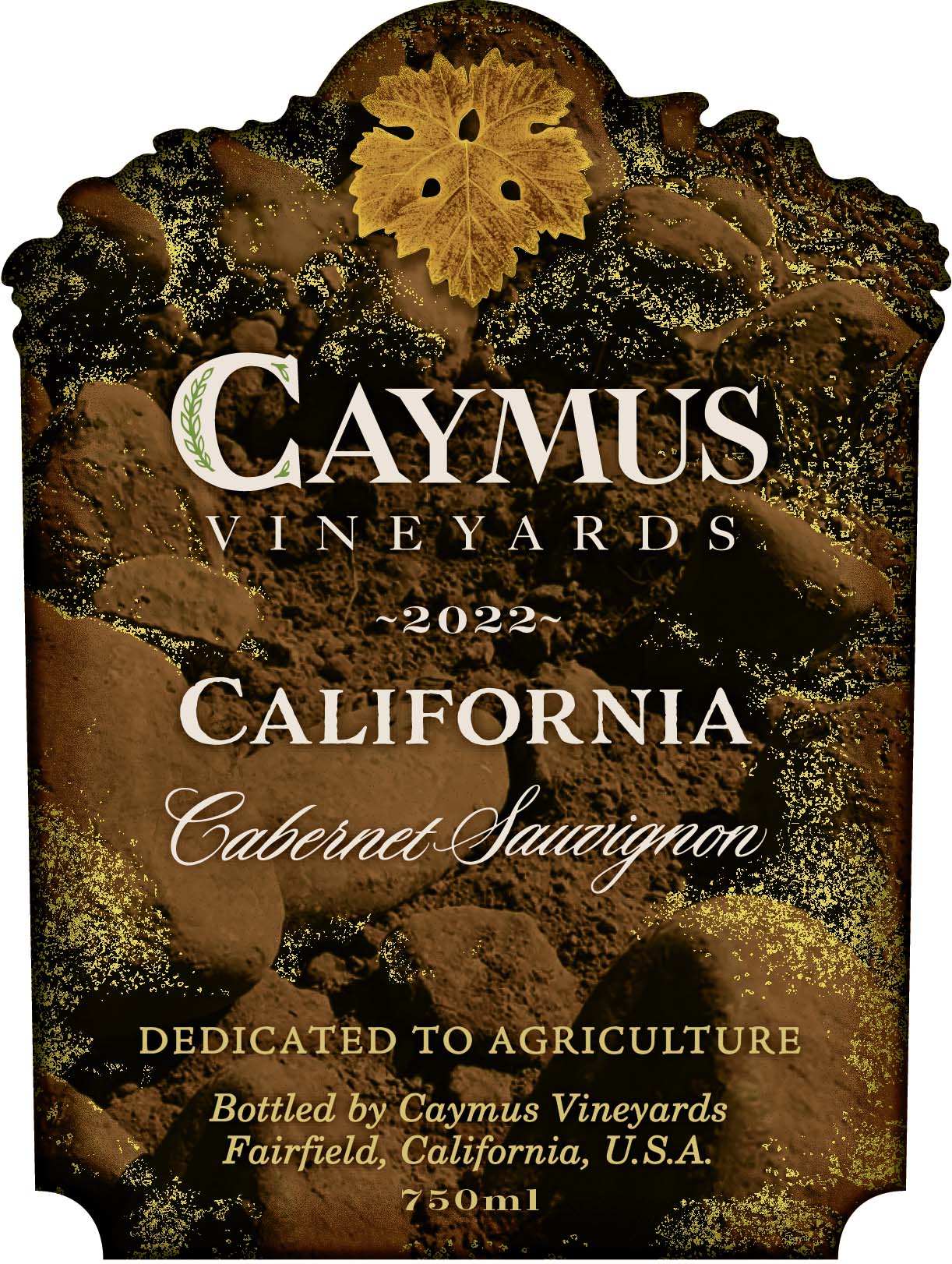TABC label artwork for CAYMUS VINEYARDS Cellar Door Release Cabernet Sauvignon California
