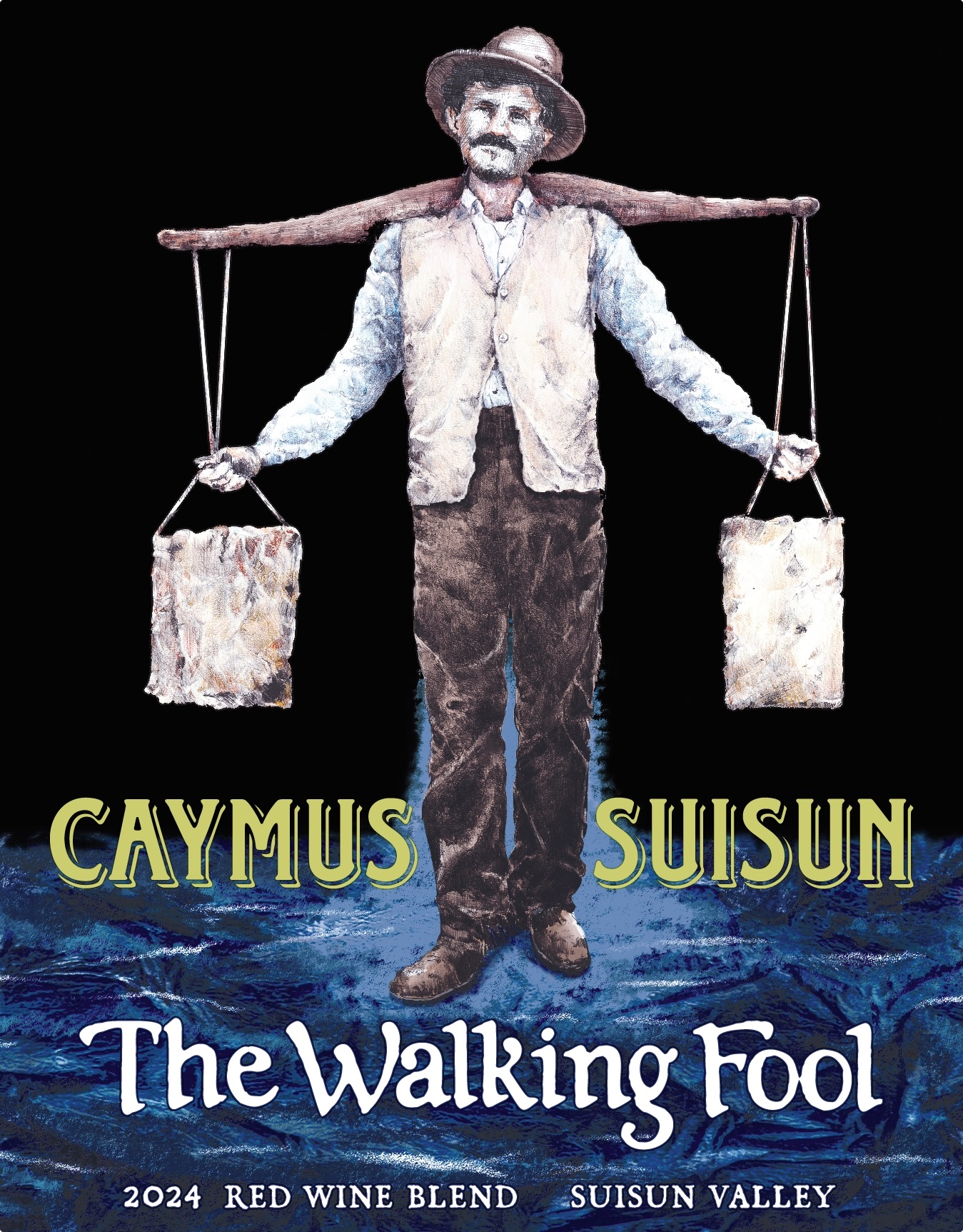 TABC label artwork for CAYMUS-SUISUN Cellar Select The Walking Fool Red Wine Suisun Valley