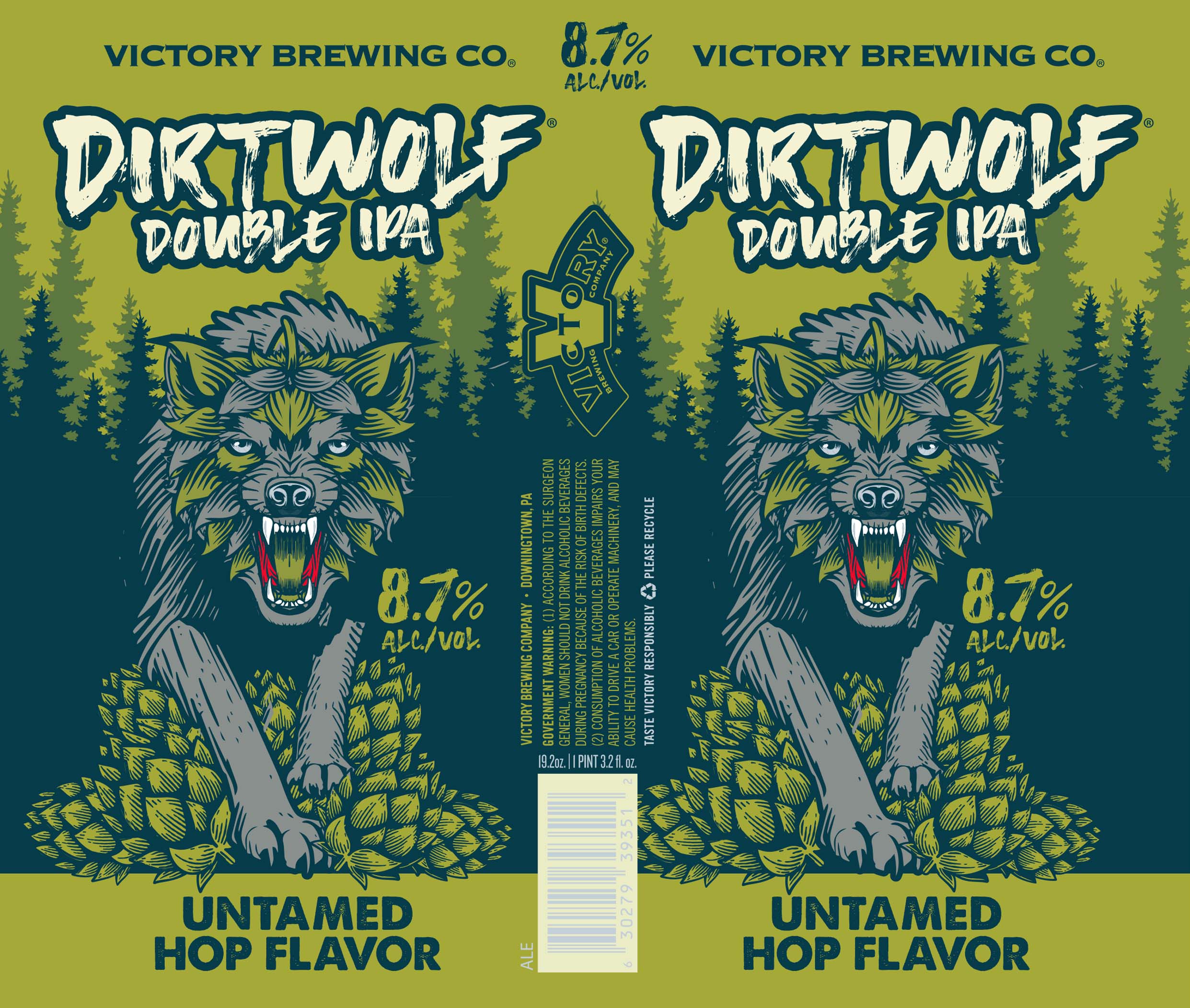 TABC label artwork for VICTORY DIRTWOLF 19.2 2026