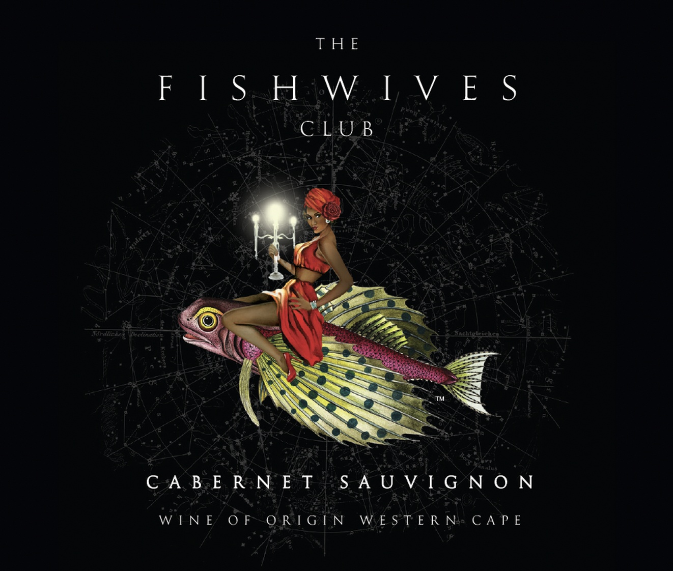 TABC label artwork for The Fishwives Club Cabernet Sauvignon