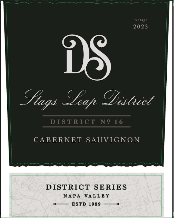 TABC label artwork for District Series Cabernet Sauvignon Stags Leap District