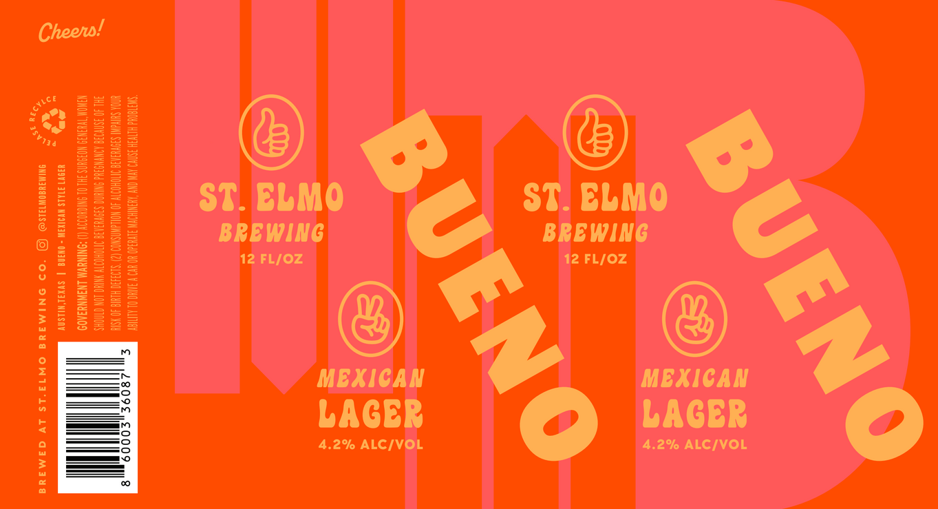 TABC label artwork for Bueno
