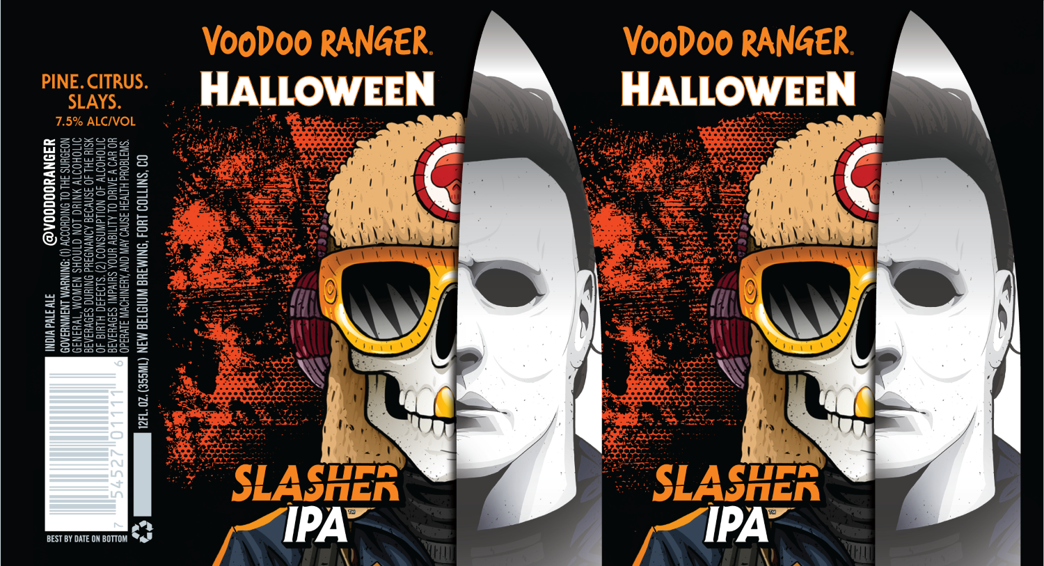 TABC label artwork for VOODOO RANGER HALLOWEEN SLASHER IPA