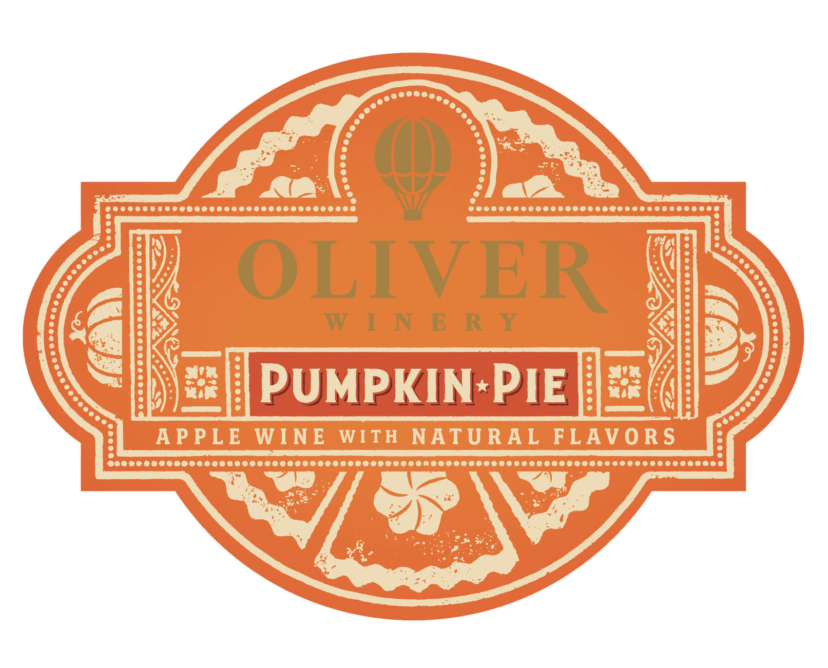 TABC label artwork for Oliver Pumpkin Pie