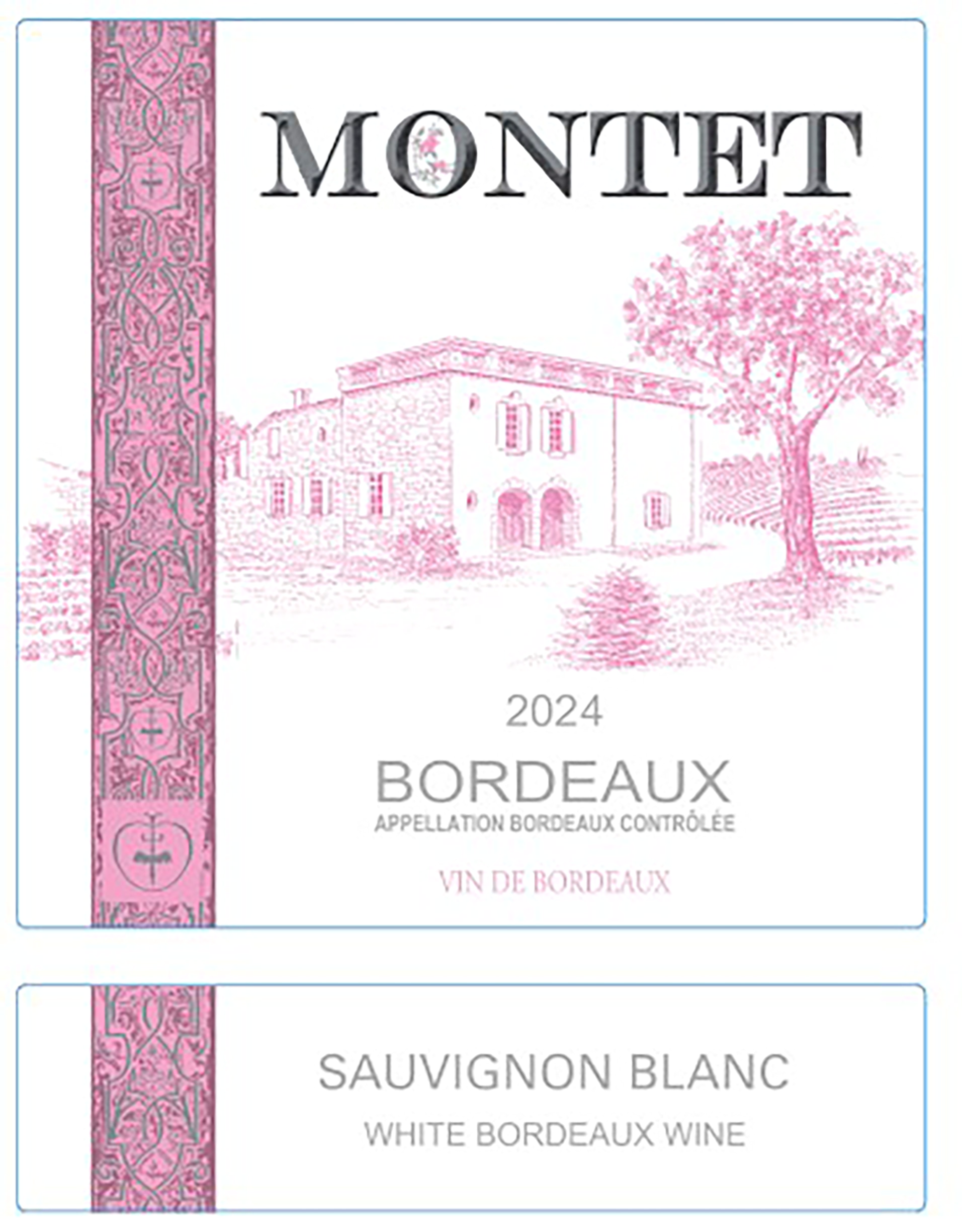 TABC label artwork for Montet Sauvignon Blanc