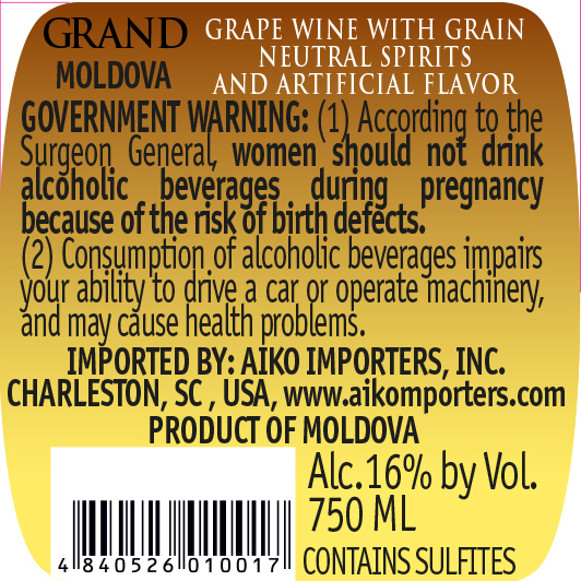 TABC label artwork for Grand Pineapple