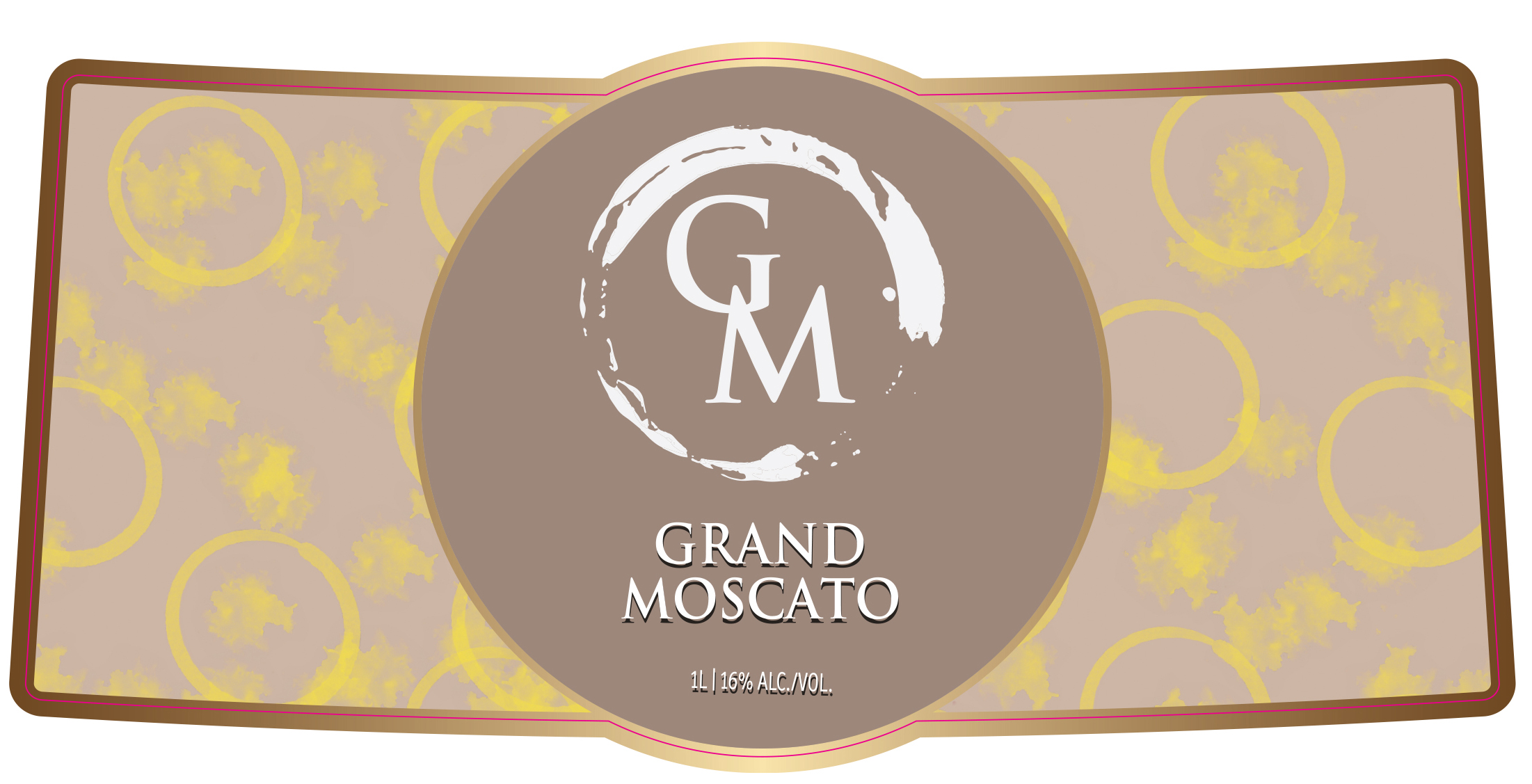 TABC label artwork for Grand Moscato White