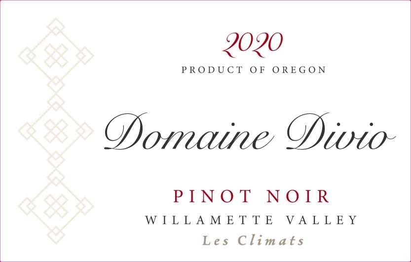 TABC label artwork for Les Climats Pinot Noir